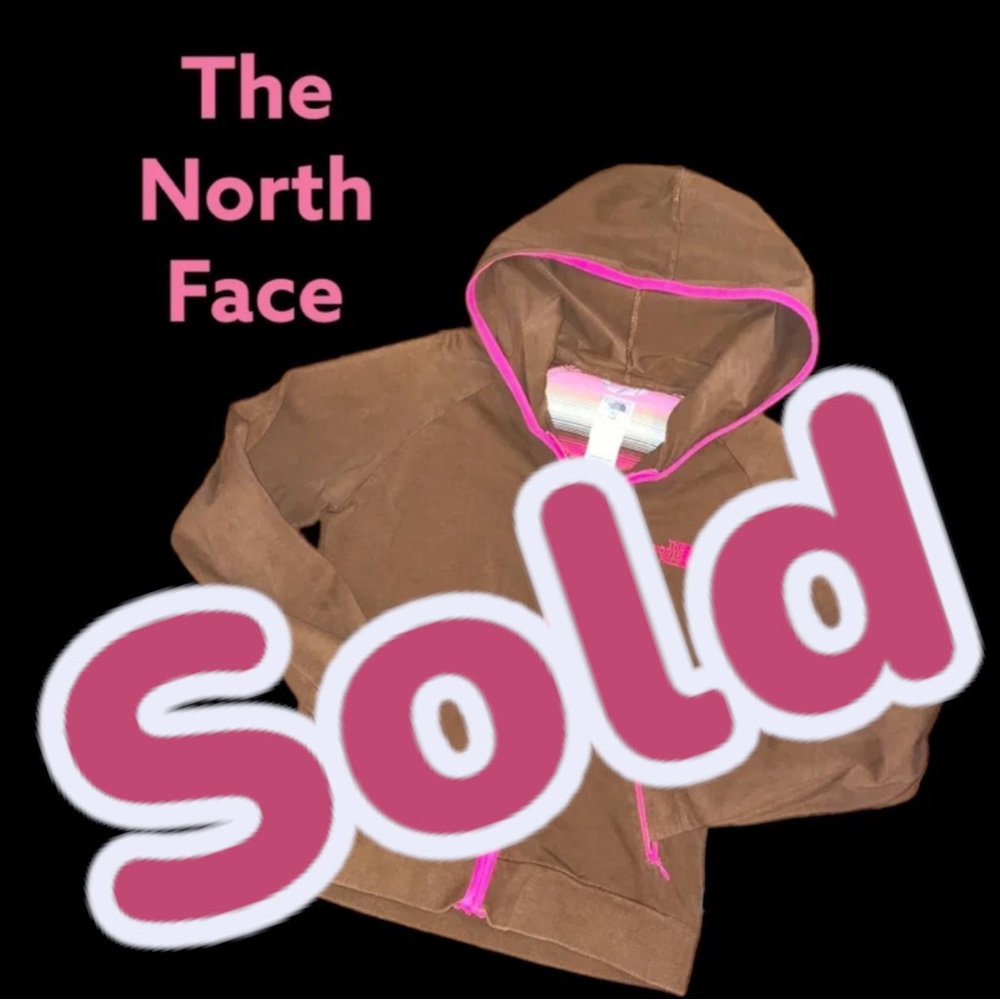 The North Face soft full zip hoodie Sz. Small